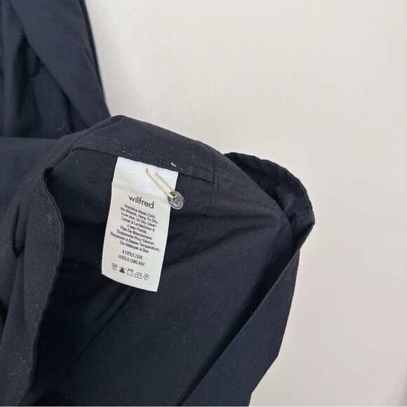 Aritzia Womens XXSmall Wilfred Lessine Babydoll Mini Black Dress - Picture 10 of 14